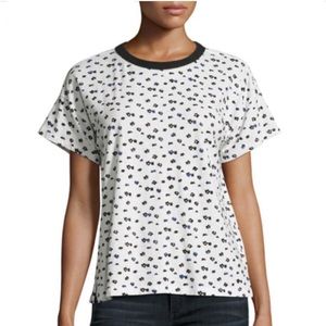 Rag & Bone White Floral T-Shirt